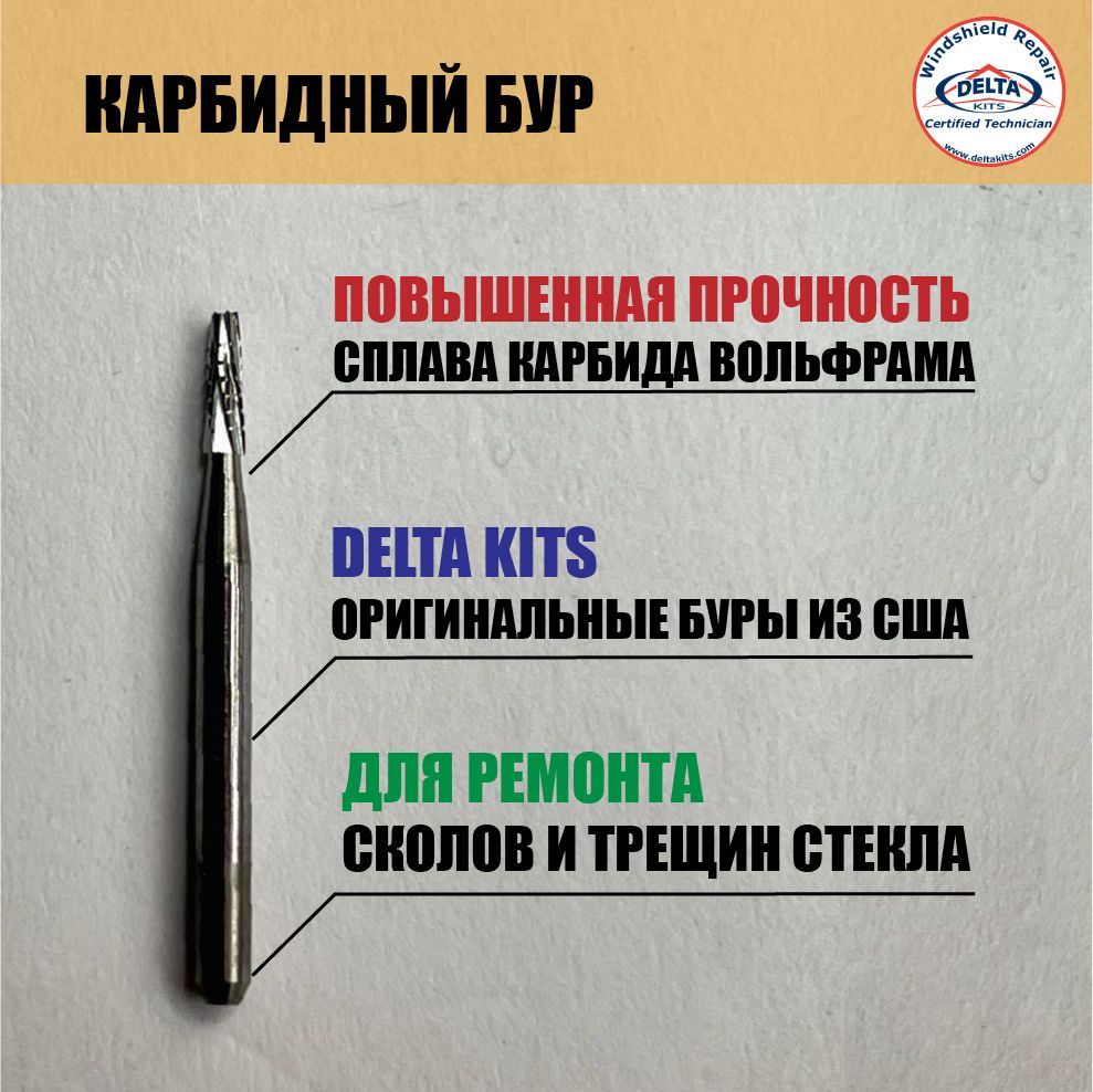 Карбидные буры Delta Kits