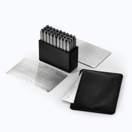 металлическая пластина для хранения сид-фразы криптокошелька