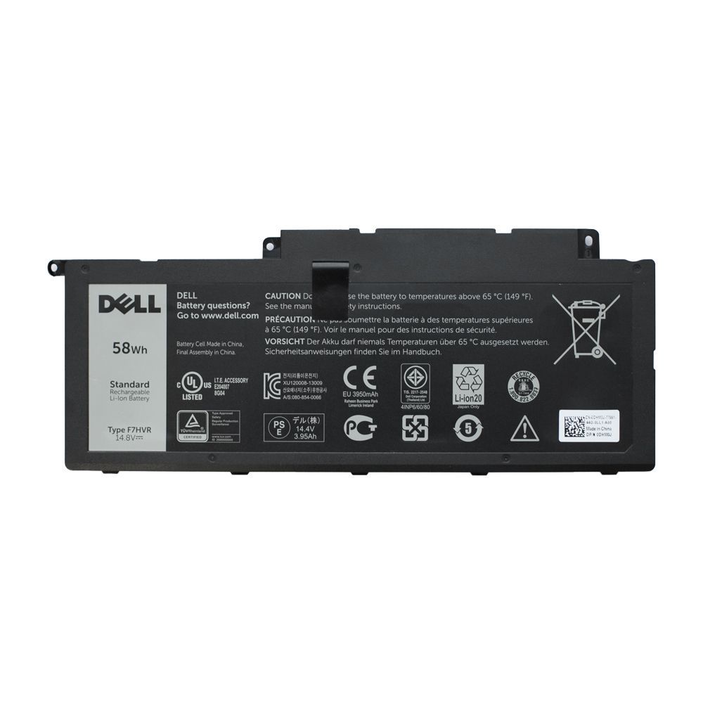 Аккумулятор для ноутбука Dell Inspiron 7537 7737 7746 / F7HVR - батарея 58Wh