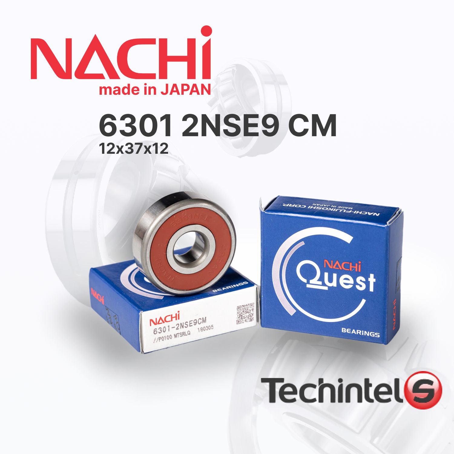 ПодшипникNACHI63012NSE(2RS)12х37х12