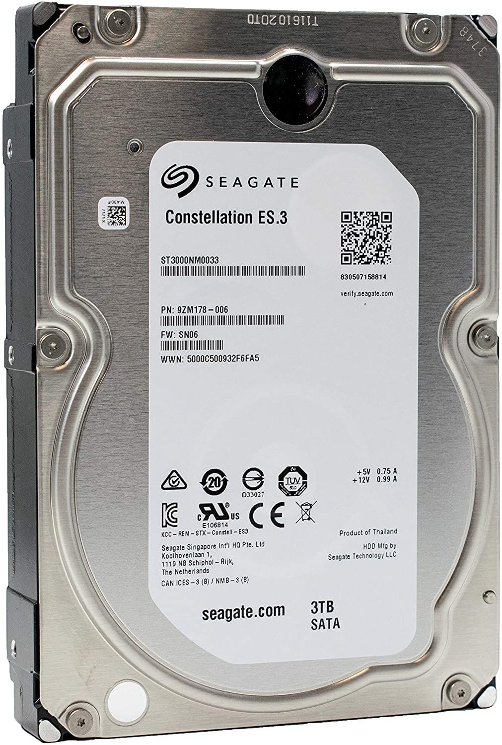 Seagate3ТБВнутреннийжесткийдиск(ST3000NM0033)