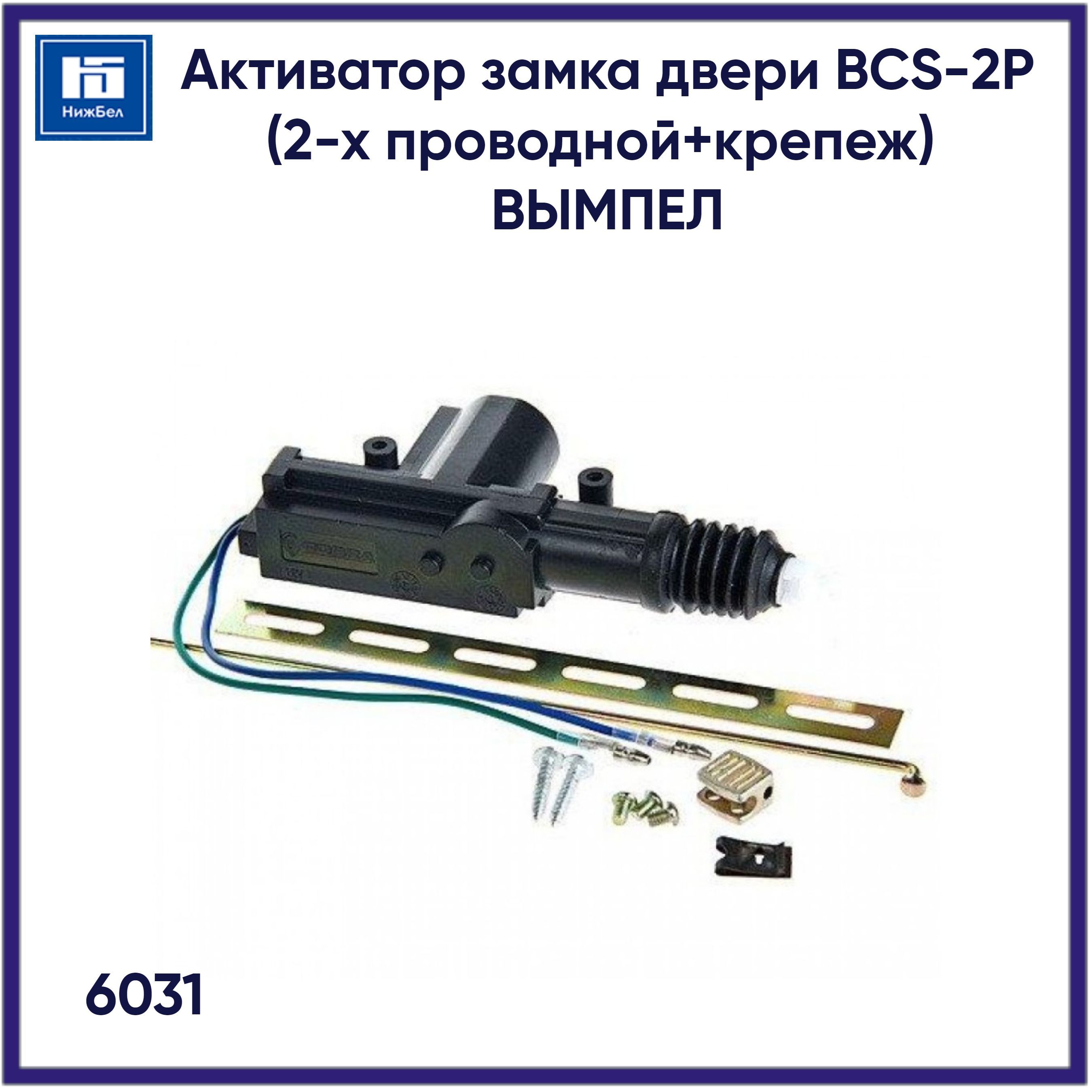 АктиваторзамкадвериBCS-2P(2-хпроводной+крепеж)ВЫМПЕЛ6031