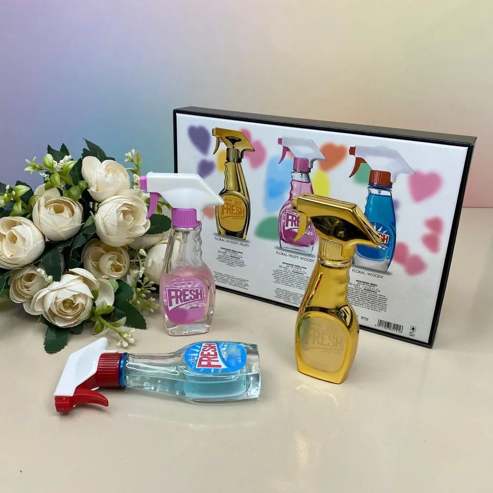 S3 аромат. Ароматизатор с тремя ароматами. духи fresh cosmopolitan unicorns. набор москино розовый.