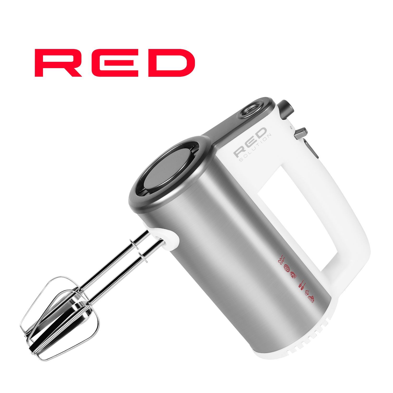 Ручной Миксер RED solution RHM-M2108, Серебро, 350 Вт - купить по низким ценам в интернет-магазине OZON (877251417)