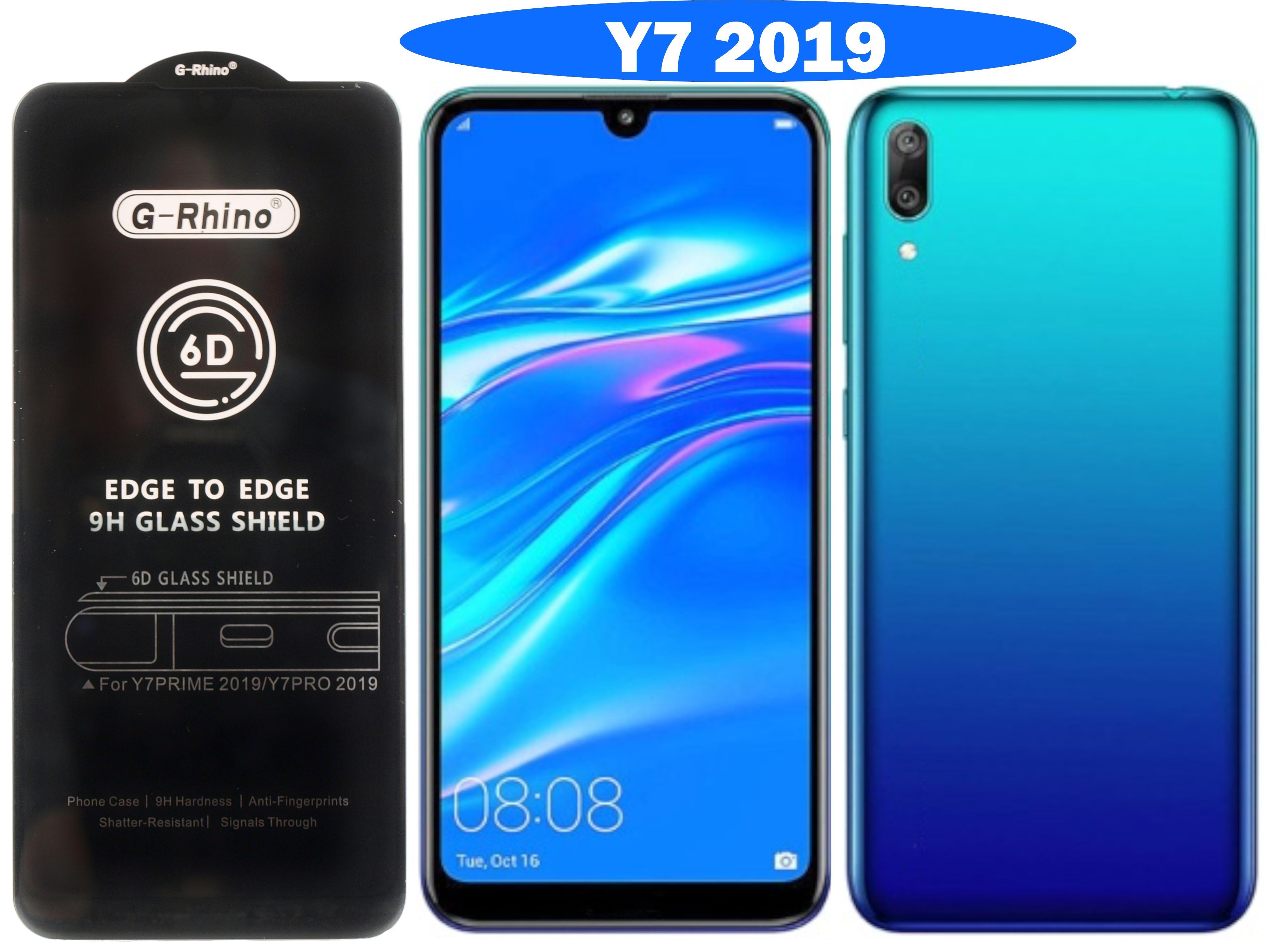 Защитное стекло G-Rhino для Huawei Y7 (2019)