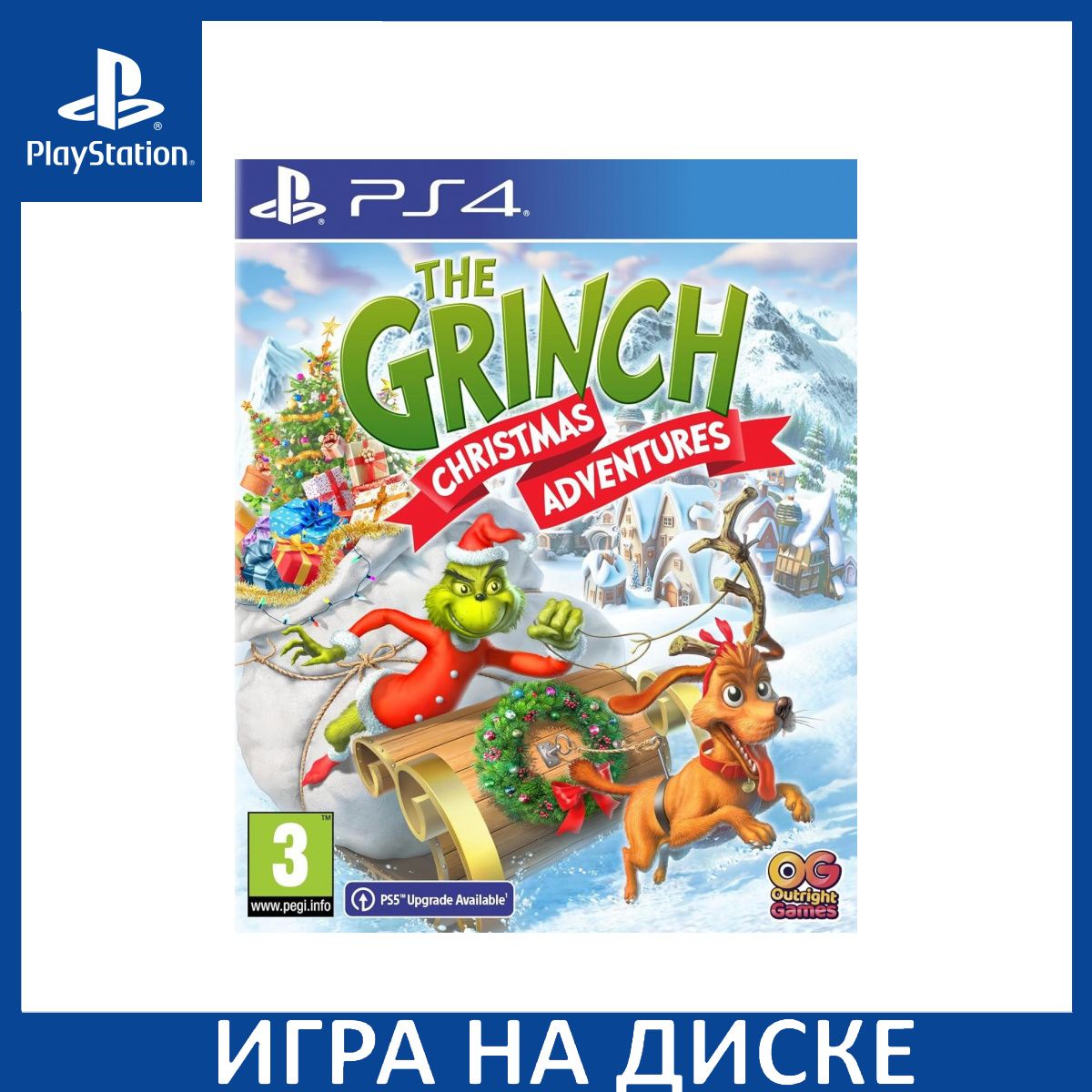 Игра The Grinch Christmas Adventure (PlayStation 5, PlayStation 4,  Английская версия)