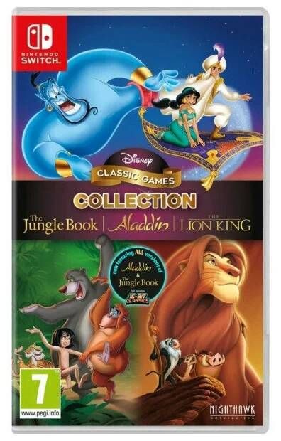 Игра Disney Classic Games Collection: The Jungle Book, Aladdin and The Lion King (Nintendo Switch, Английская версия)