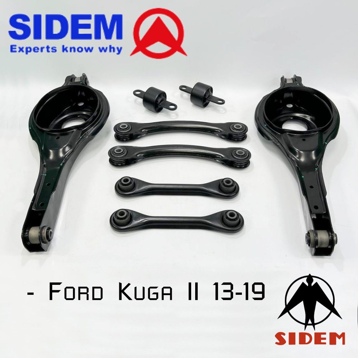 Комплект рычагов задней подвески Sidem для Ford Kuga 2 13-19