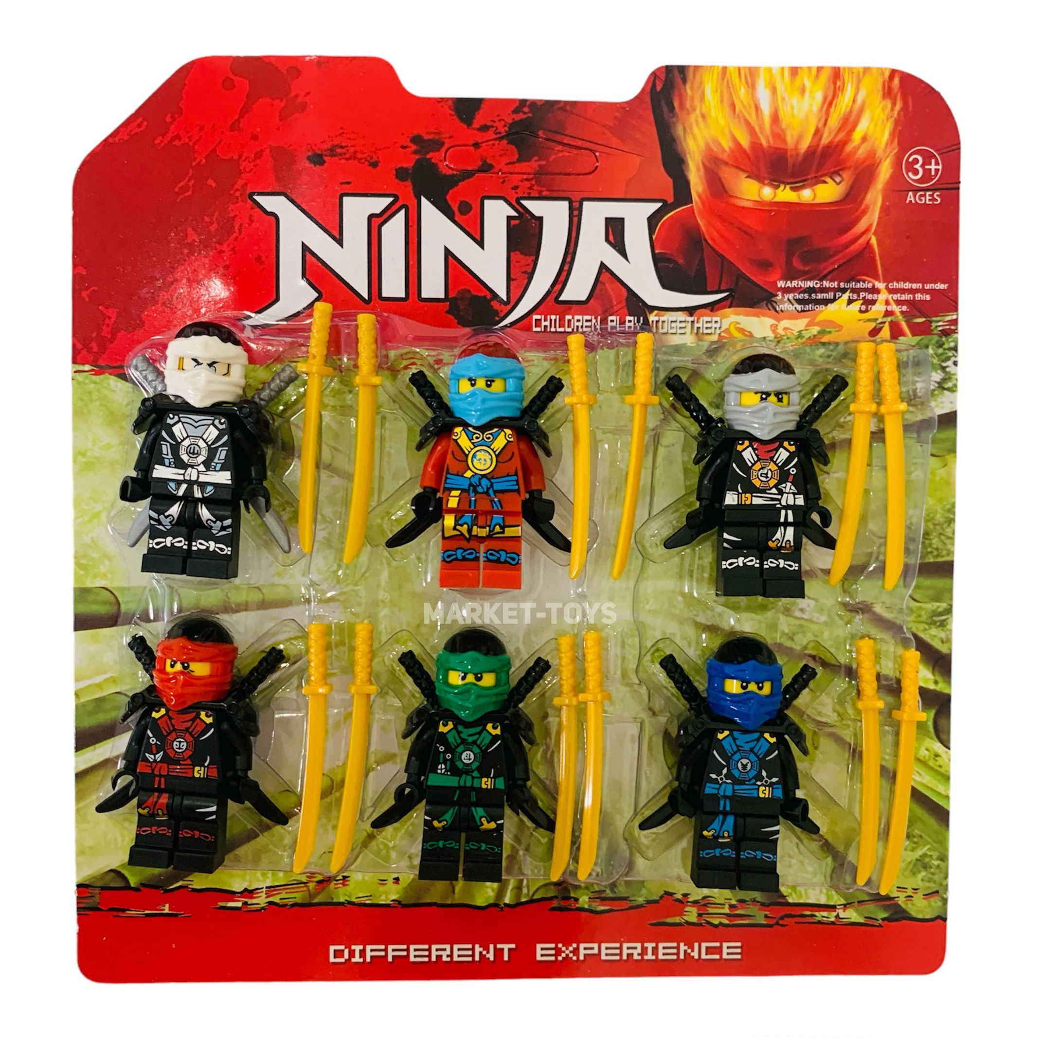 Набор фигурок Ниндзяго / Минифигурки Ниндзя с оружием / Человечки Ninjago с  аксессуарами, лего совместимые - купить с доставкой по выгодным ценам в  интернет-магазине OZON (1290642998)