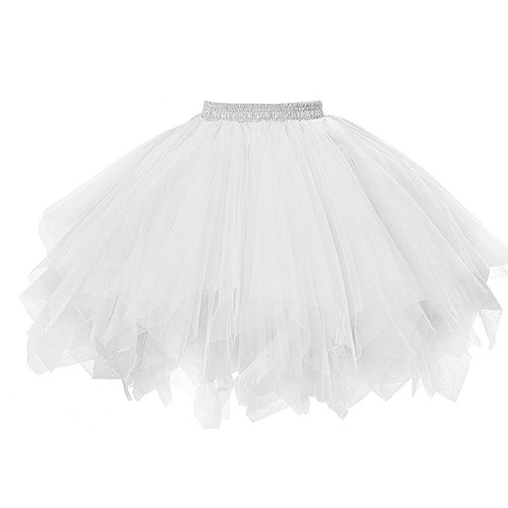 Белая пышная юбка для девочки