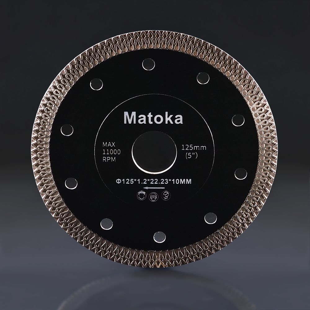 Диск алмазный Matoka по керамограниту 125 x 1,2 x 22.23