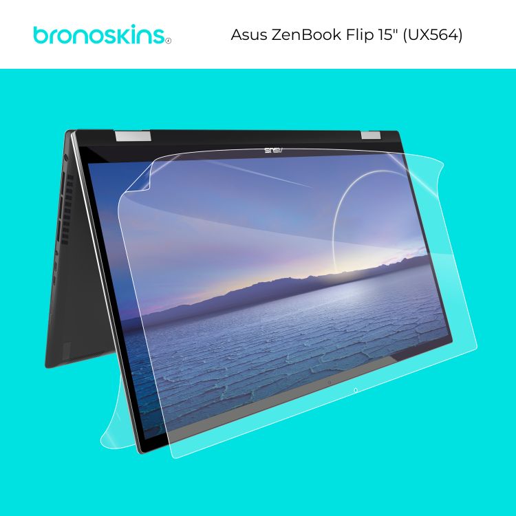 Защитная бронированная пленка на экран Asus ZenBook Flip 15" (UX564) (Матовая)