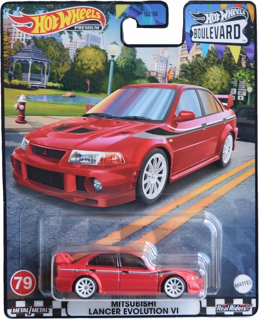 Коллекционная Premium машинка Hot Wheels Mitsubishi Lancer Evolution VI  (коллекция Boulevard 2023, #79) - купить с доставкой по выгодным ценам в  интернет-магазине OZON (1300484637)