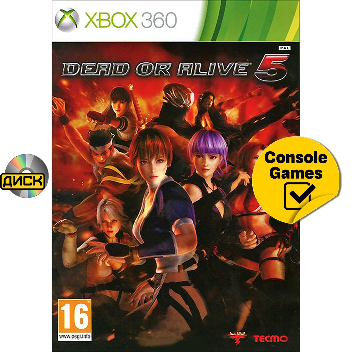 Xbox 360 Dead Or Alive 5 (английская версия). Товар уцененный