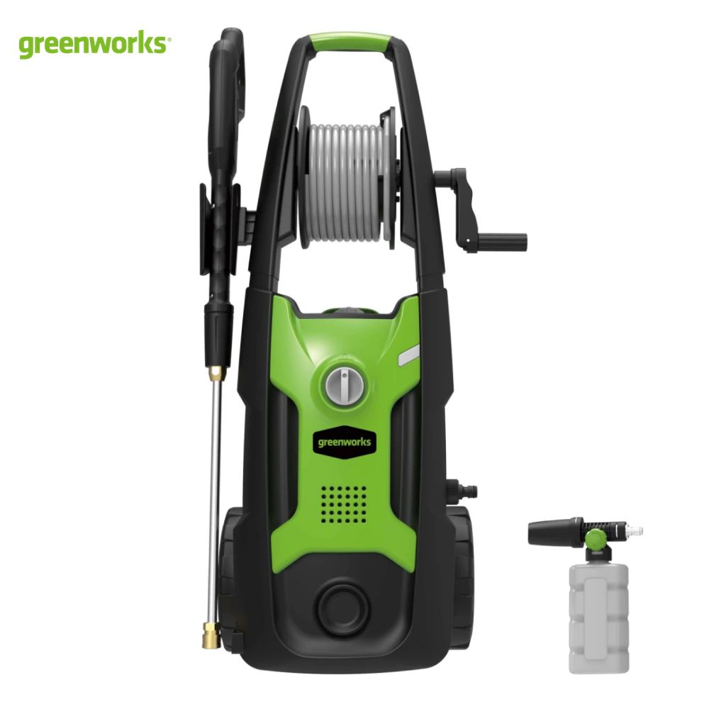 Greenworks gpwg5ii. Мойка высокого давления электрическая GREENWORKS gpwg4ii, 1800 Вт, 130 бар. Строительный пылесос GREENWORKS g120wdv 1300 Вт 4701207 электрический.