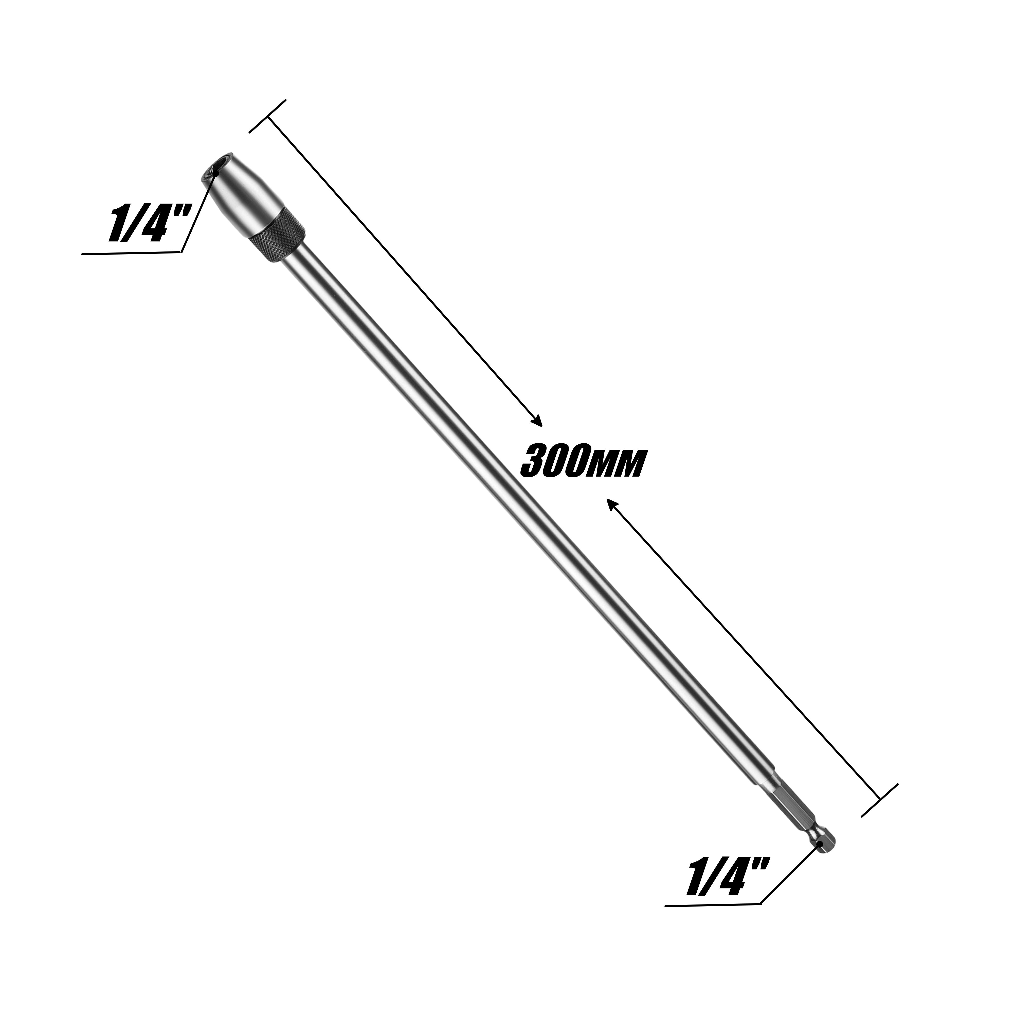 Удлинитель для перовых сверл 300мм, шестигранный хвостовик