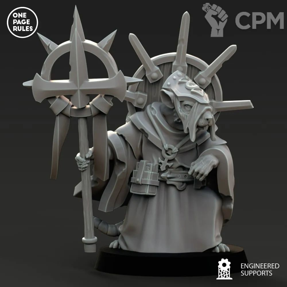 Warhammer Fantasy Skaven Plague Priest/Скавен монах - купить с доставкой по  выгодным ценам в интернет-магазине OZON (1316029329)