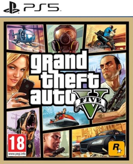 Игра GTA V (PlayStation 5, Русские субтитры)