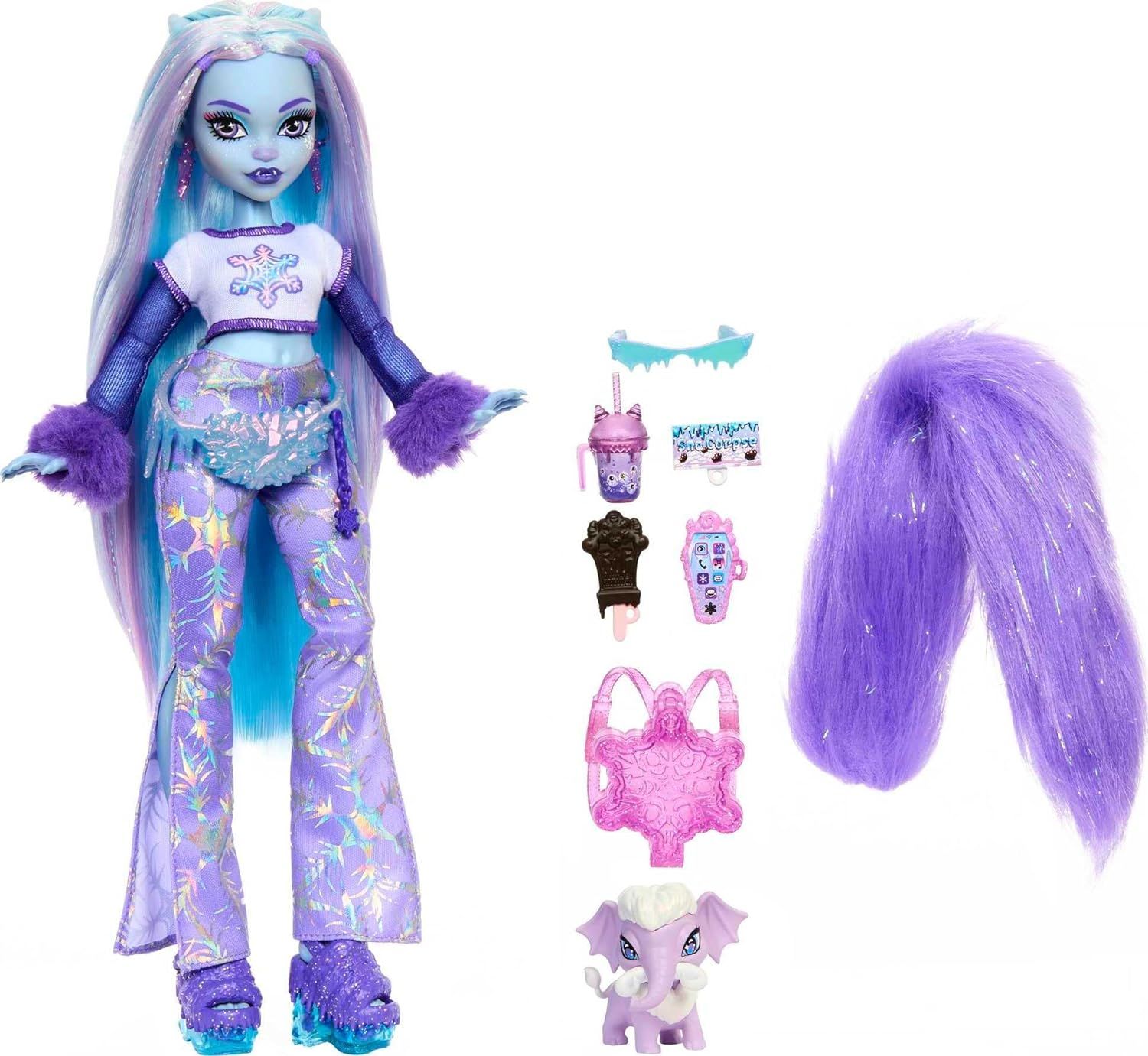 Кукла Monster High Abbey Bominable Yeti с питомцем HNF64 - купить с  доставкой по выгодным ценам в интернет-магазине OZON (1358506988)