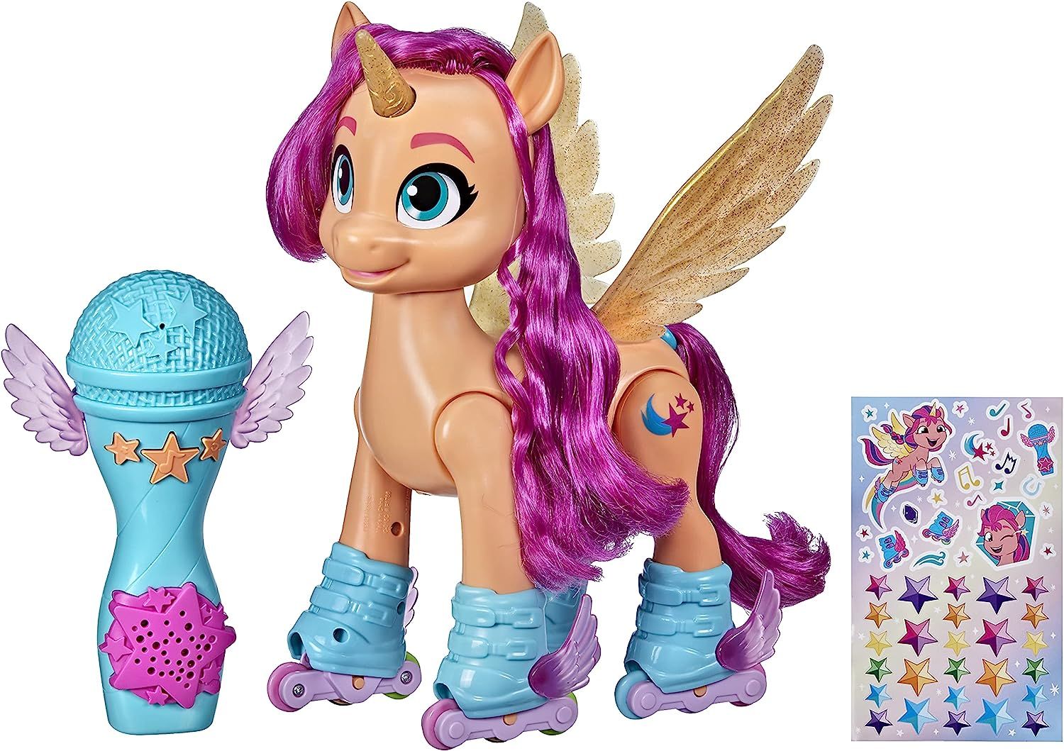 Интерактивная игрушка Пони на Роликах с микрофоном - My Little Pony Sing N  Skate Sunny