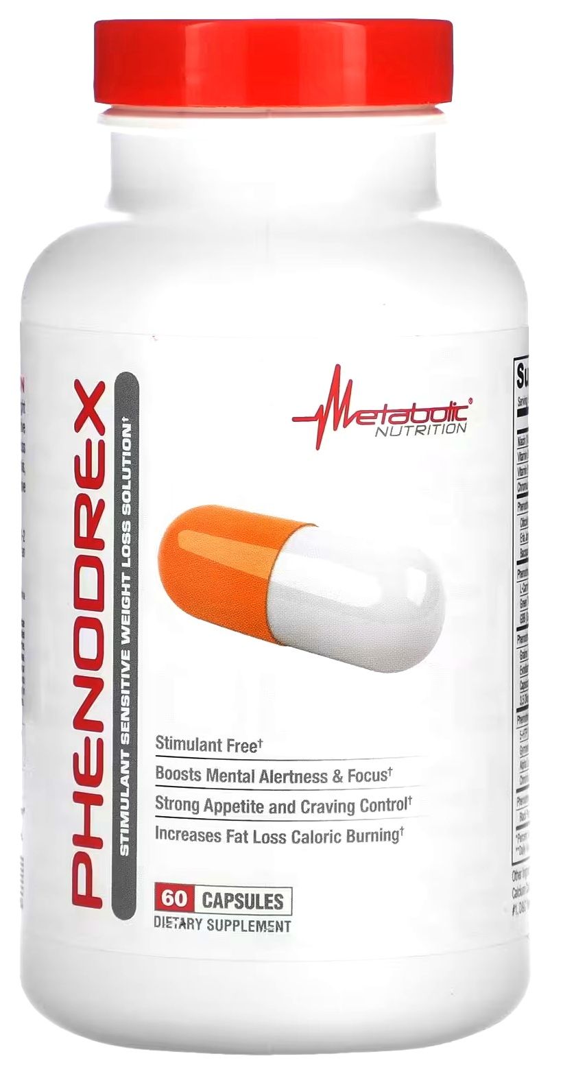 Phenodrex 60 caps Metabolic Nutrition США / Фенодрекс 60 капсул  Жиросжигатель-ноотроп / Средство для снижения веса для людей,  чувствительных к ингредиентам-стимуляторам. - купить с доставкой по  выгодным ценам в интернет-магазине OZON (1341204511)