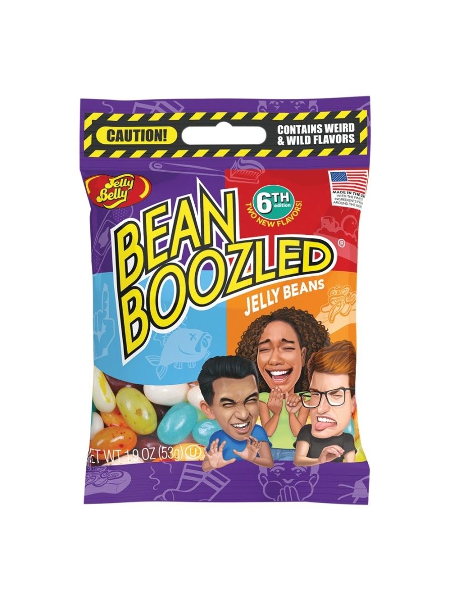 Драже Jelly Belly Bean Boozled (6th,20 вкусов), 54гр, Таиланд