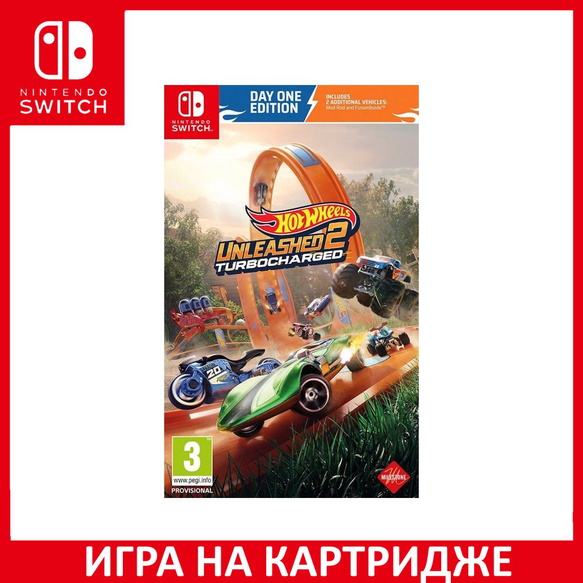 Игра Hot Wheels Unleashed 2 Turbocharged Day One Edition (Издание первого  дня) (Nintendo Switch, Английская версия) купить по низкой цене с доставкой  в интернет-магазине OZON (1354038624)