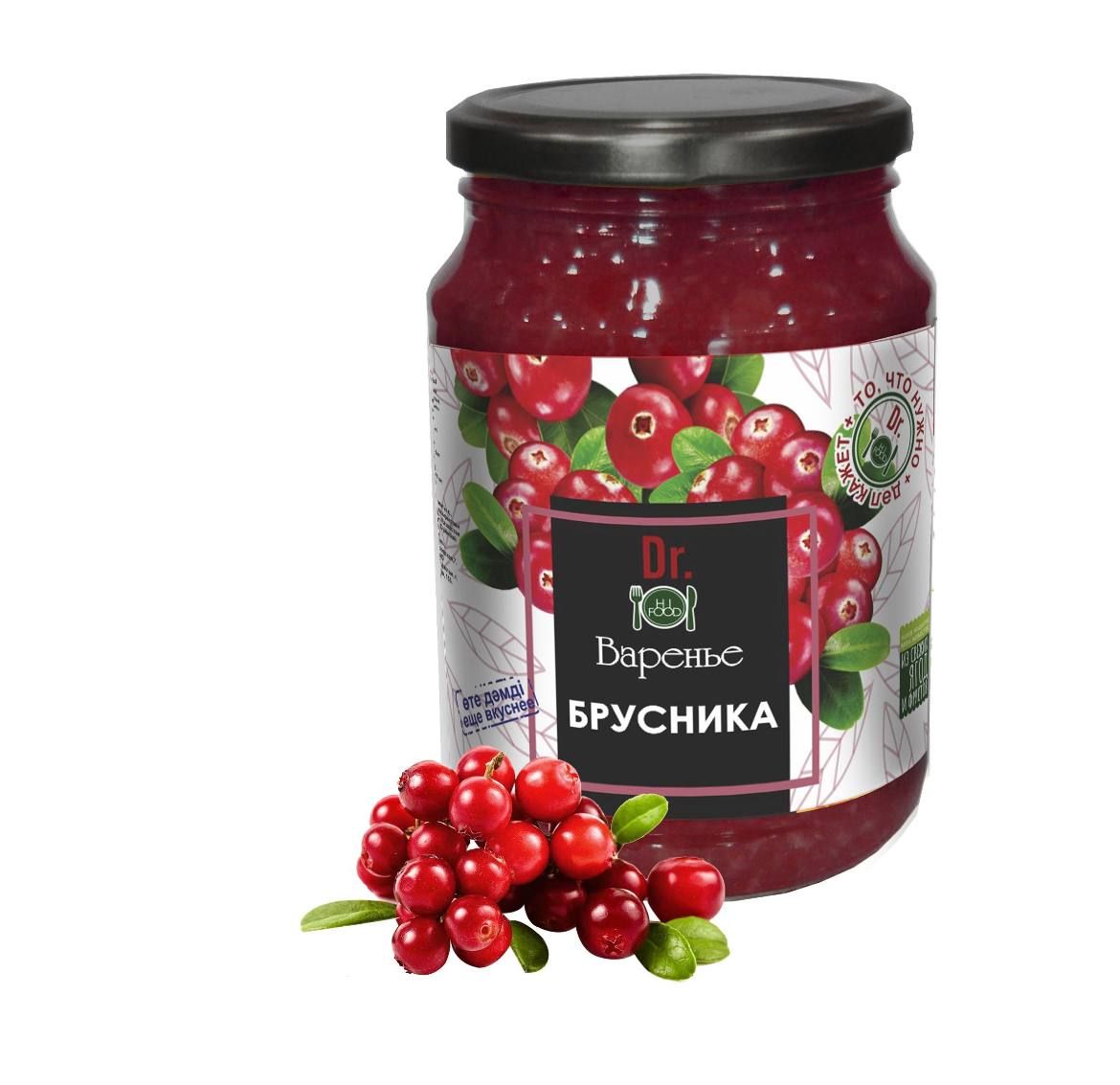 Варенье Брусника , 900 г