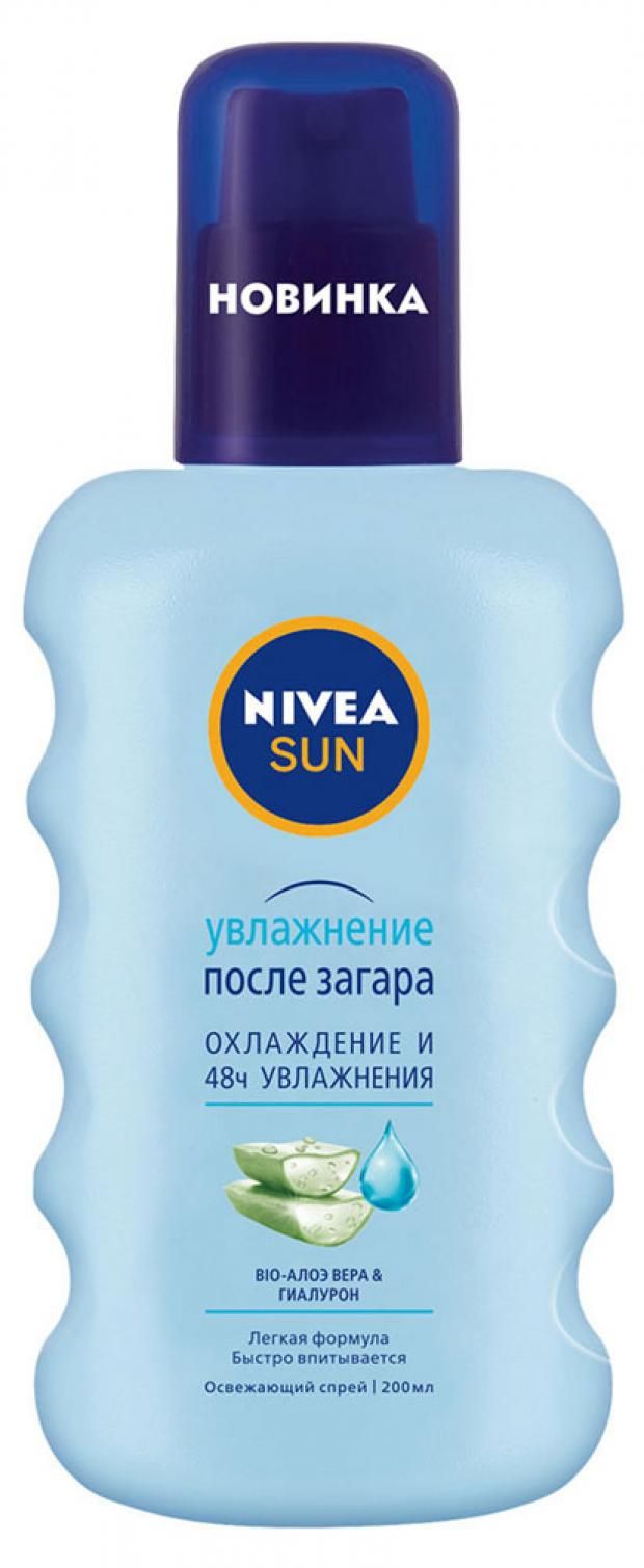 Nivea Sun Освежающий Спрей после загара увлажнение с алоэ вера, 200 мл