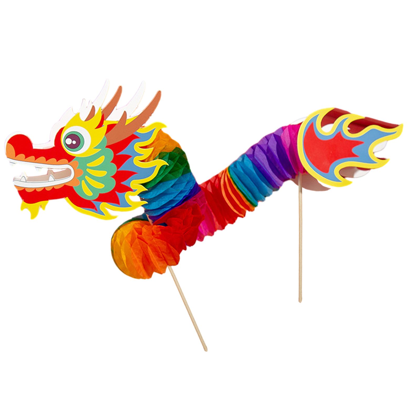 Китайские новогодние поделки из гирлянды дракона в сложенном виде 21-95cm