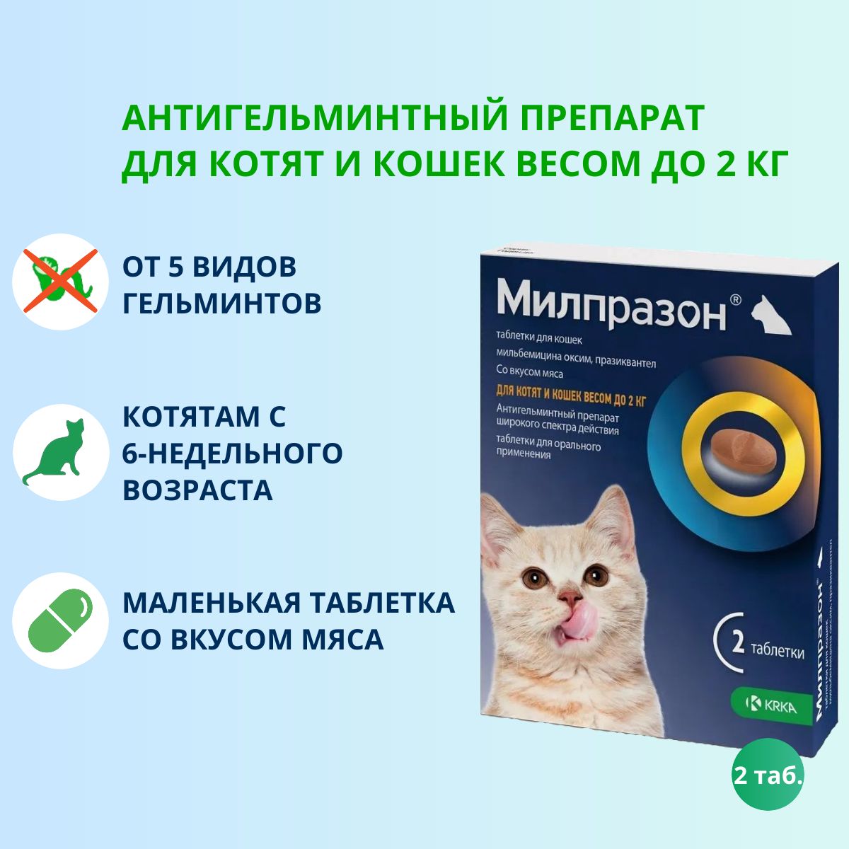 Милпразон инструкция для кошек