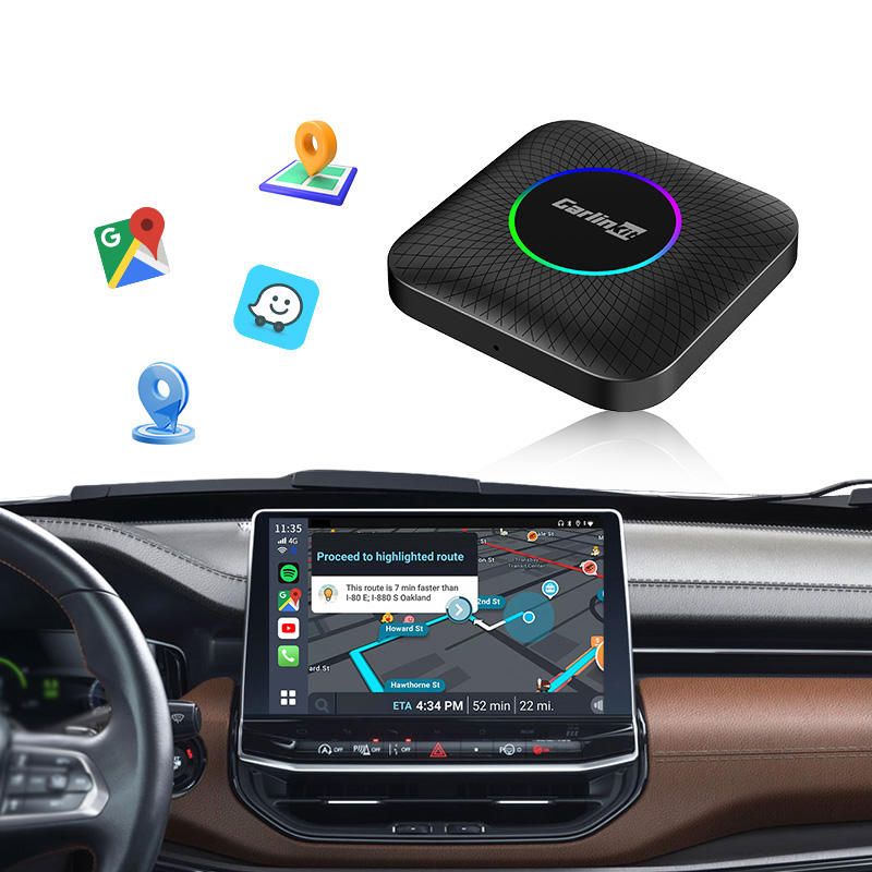Беспроводной carplay android tbox ambient. Tbox.
