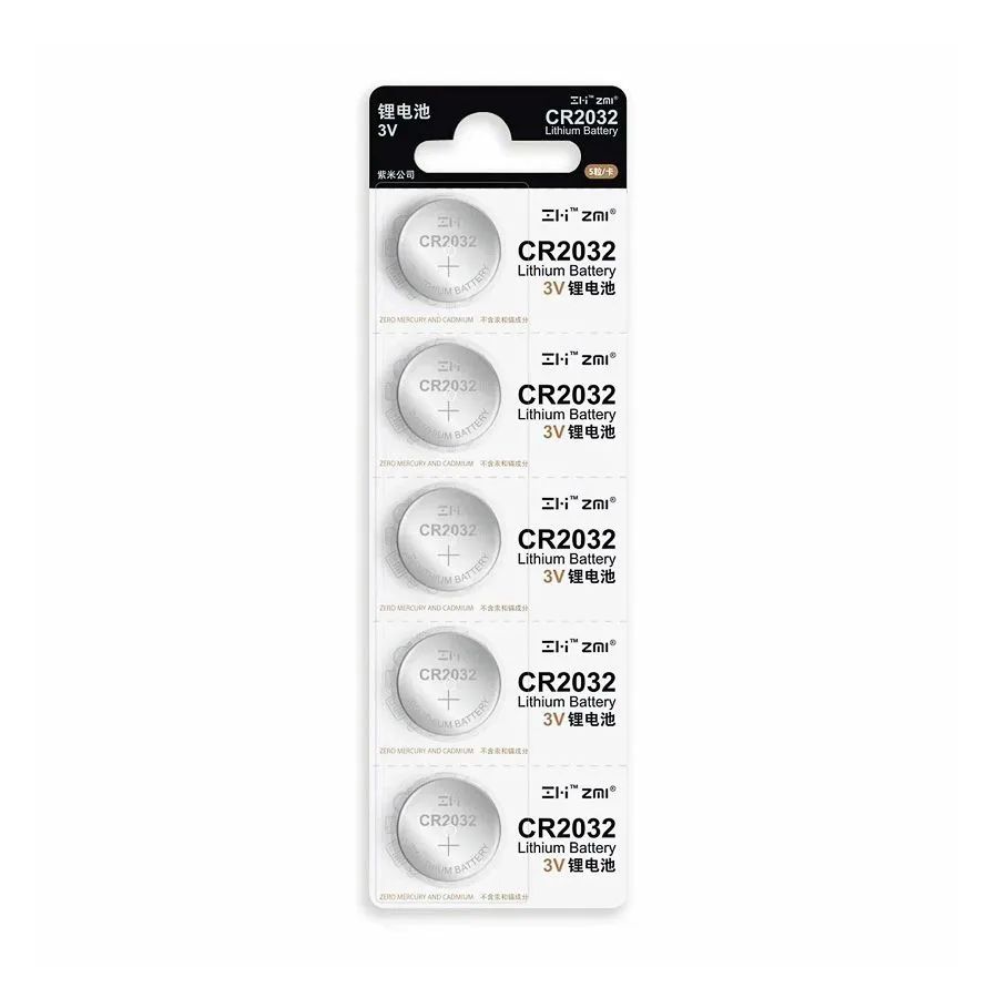 БатарейкиZMICR2032Buttoncellbattery(5-Pack)