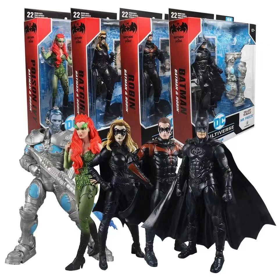 mcfarlane dc multiverse ядовитый плющ и бэтгерл бэтмен и робин 4 с мистером  фризом набор ручных кукол 7 дюймов высота 18 см - купить с доставкой по  выгодным ценам в интернет-магазине OZON (1292810363)