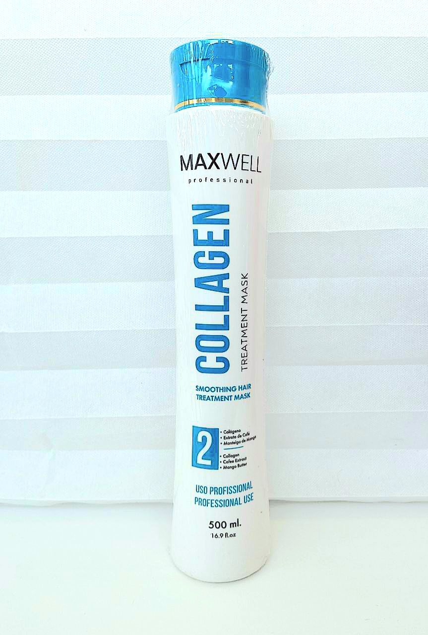 Кератин для выпрямления волос MAXWELL Collagen 500 ml