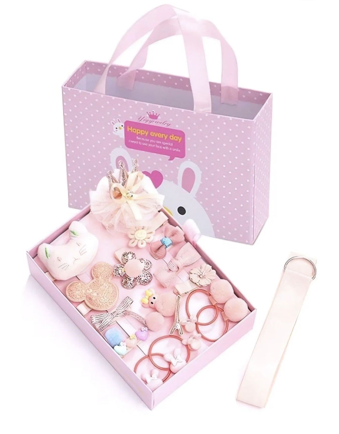 Подарок для девочки. Подарок девочке на 5 лет. Набор заколок хэппи эври дэй. Подарки на день рождения девочке. Подарок для девочки фото.