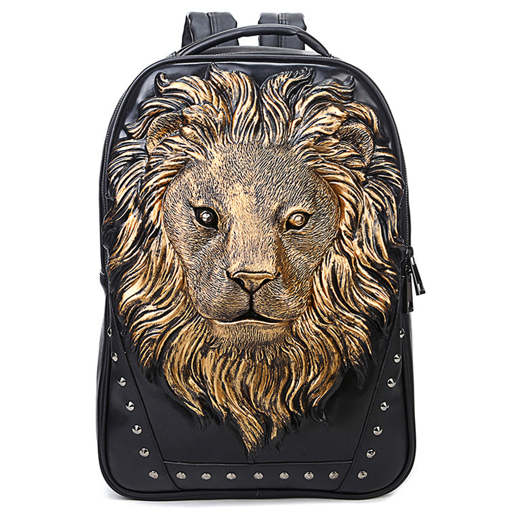 Рюкзак со львом 3д
