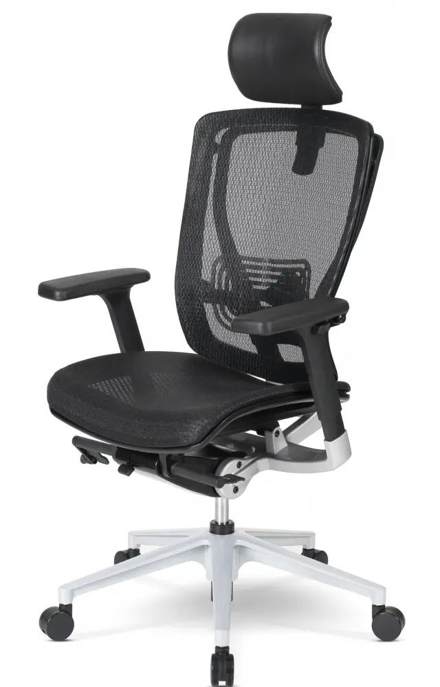 Кресло офисное SCHAIRS AEON-А01S, Цвет: черный / компьютерный стул / на колёсах / до 120 кг  #1