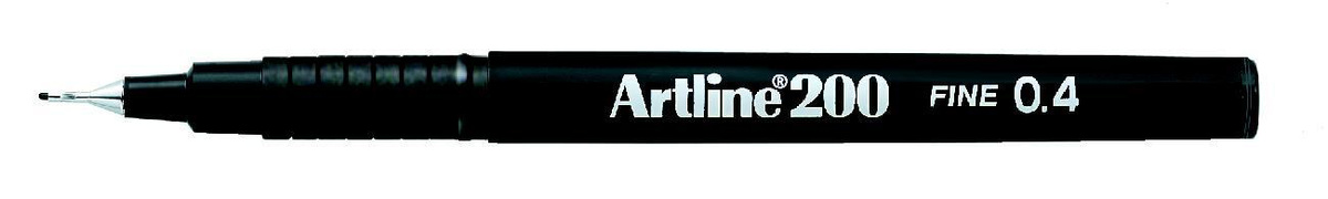 Ручка для скетчинга, манги, иллюстрирования Artline EK200, 0,4 мм ...
