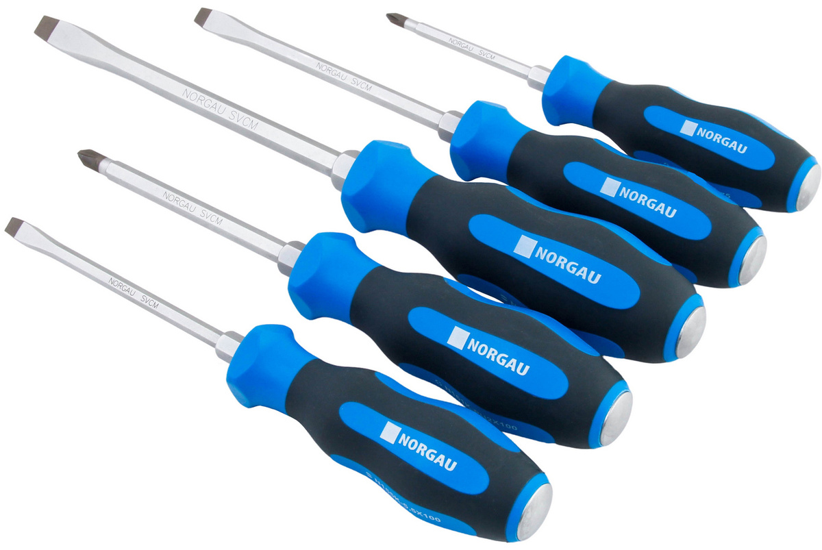 Набор ударных отверток NORGAU Industrial MSK15 5 штук - купить в ...