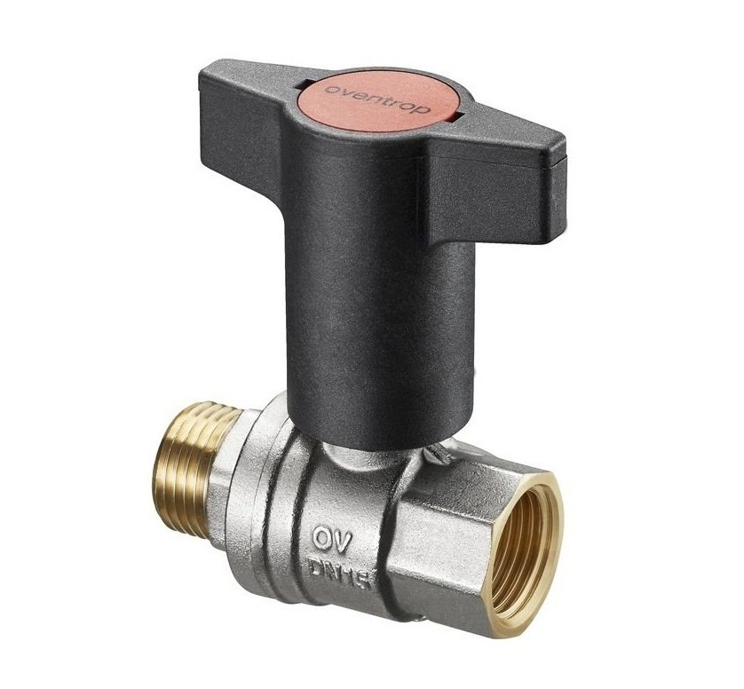 Oventrop Кран шаровый НВ 1 Optibal маховик пластмассовый купить по ...