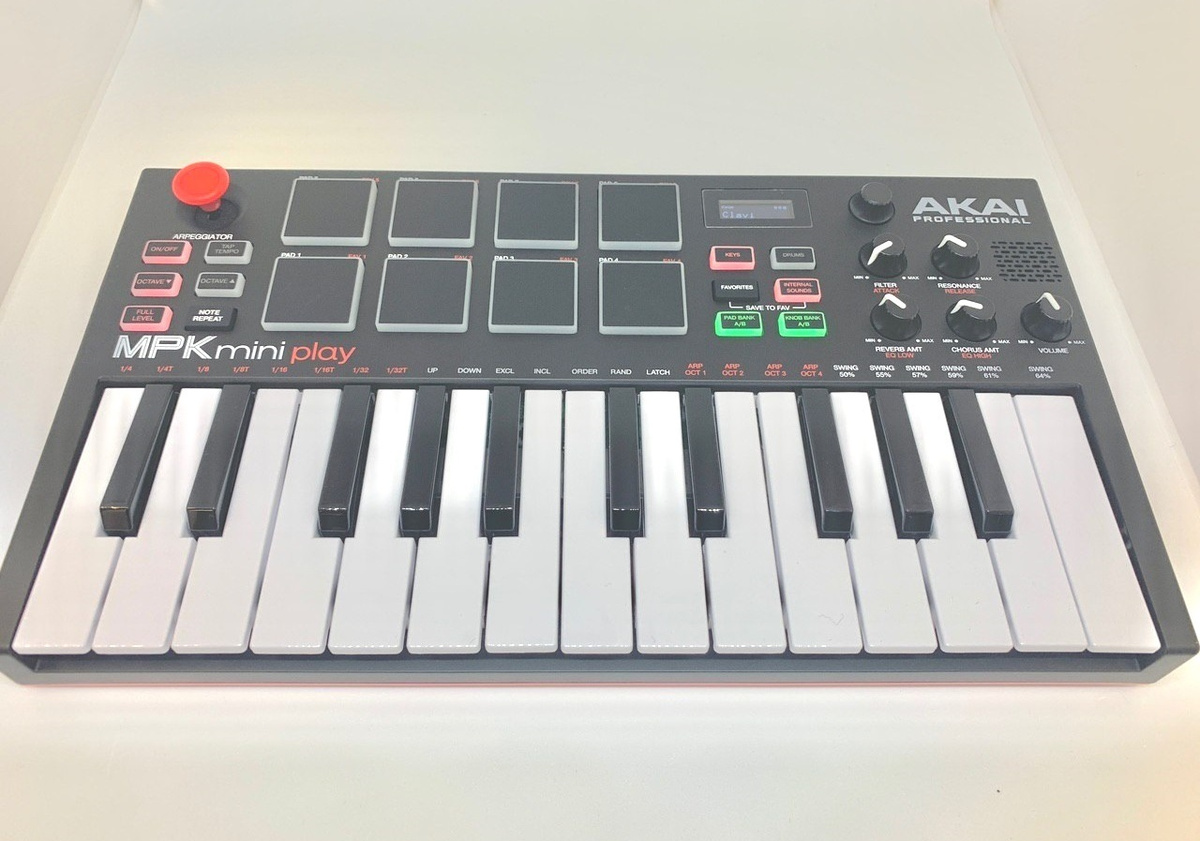 Миди клавиатура Akai MPK Mini Play — купить в интернет-магазине OZON с ...