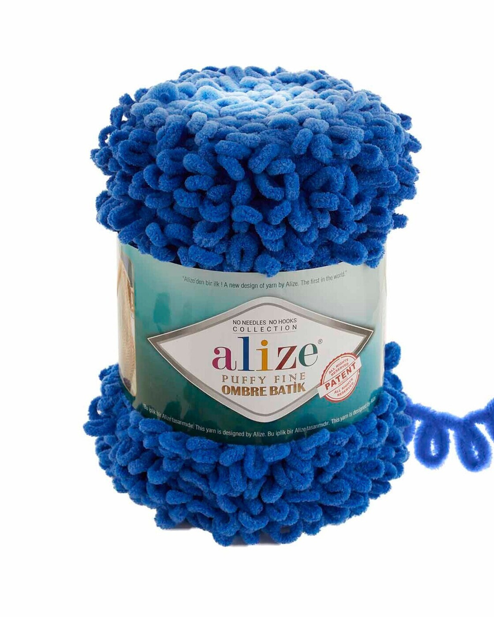 Пряжа Alize "Puffy Fine Ombre Batik" (Пуффи Файн Омбре Батик) 500гр ...
