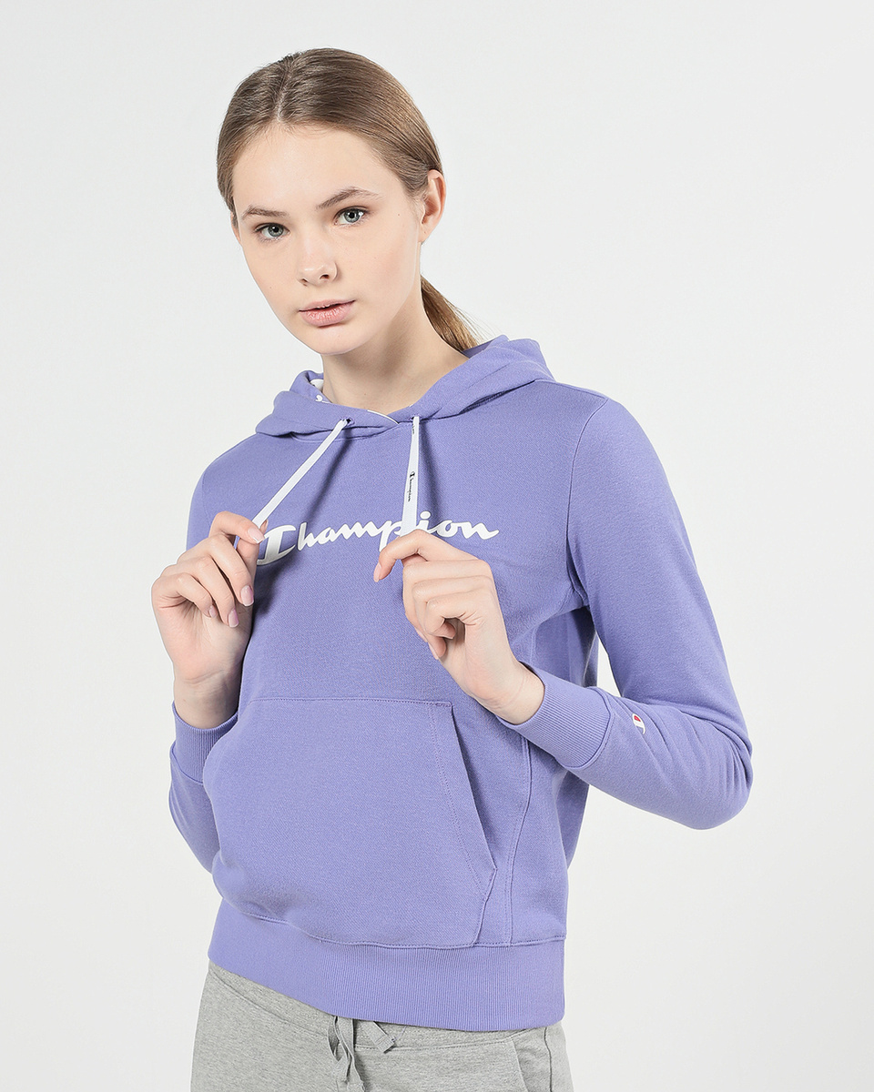 mauve champion hoodie