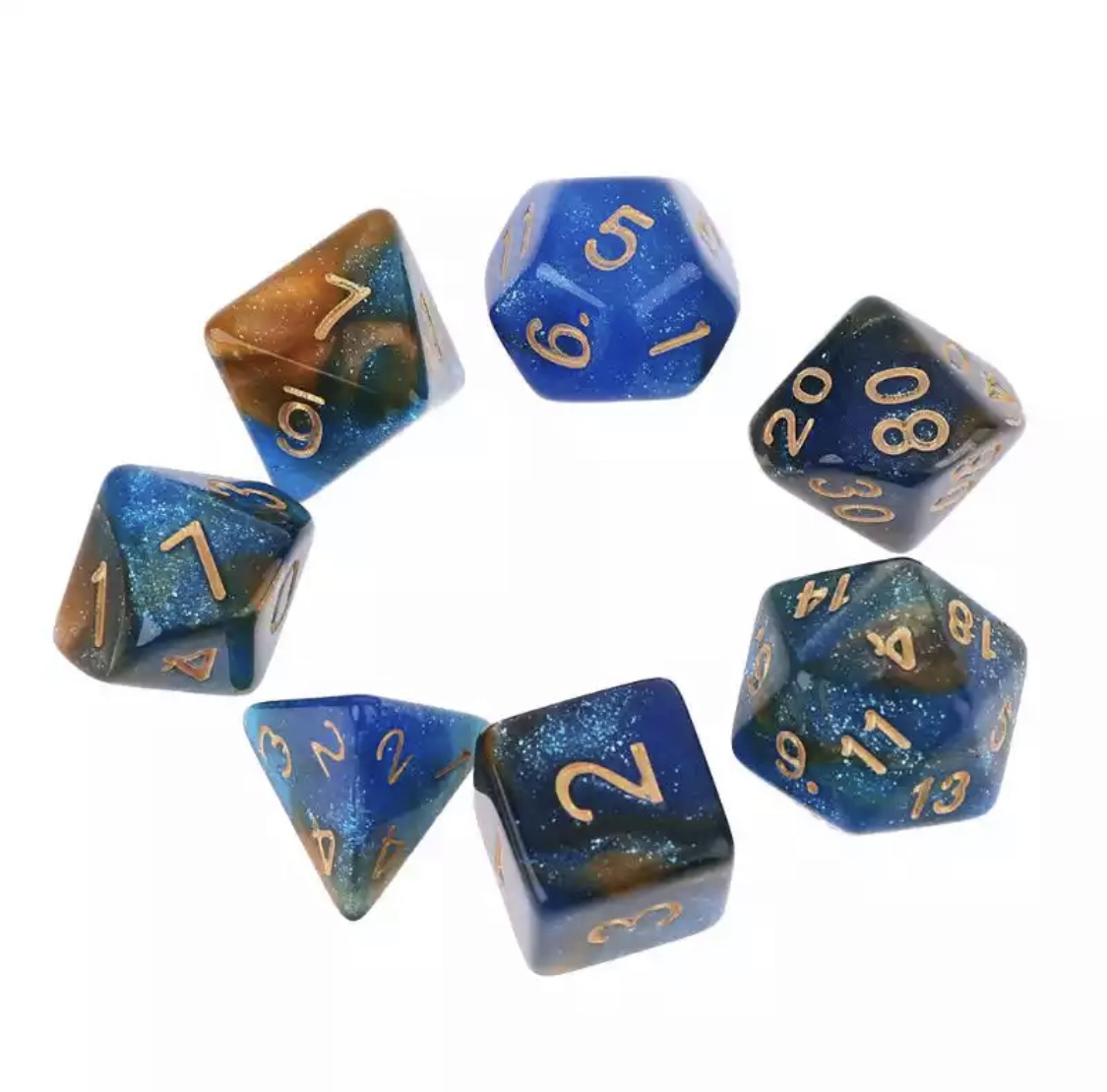 Набор кубиков для DnD (Dungeons and Dragons, ДнД) "Симпл" — купить в ...