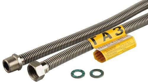 Шланг, подводка для газовых систем KENSUDO 800м Гайка-штуцер, 1 шт ...