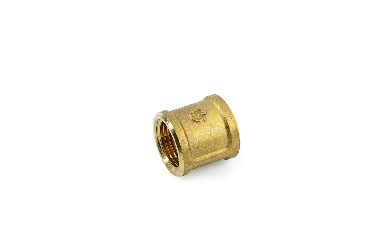 Муфта латунная 1/4\" ВР, General Fittings 260046H020200A lnd, к7080 ...