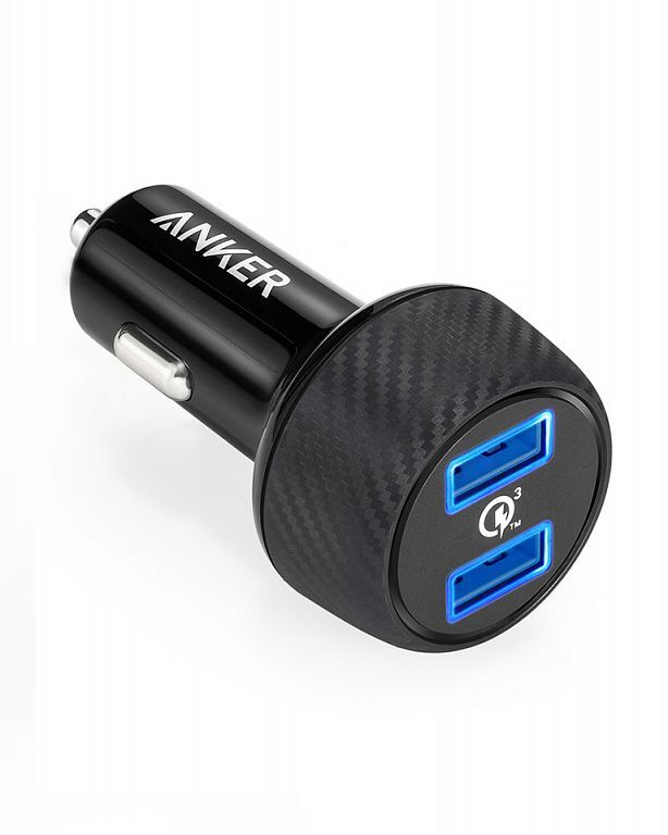 Автомобильное зарядное устройство Anker PowerDrive Speed 2, 39 ВТ, черный (A2228H11)  #1