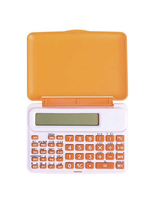 Инженерный 10-разрядный калькулятор, оранжевый — купить в интернет ...