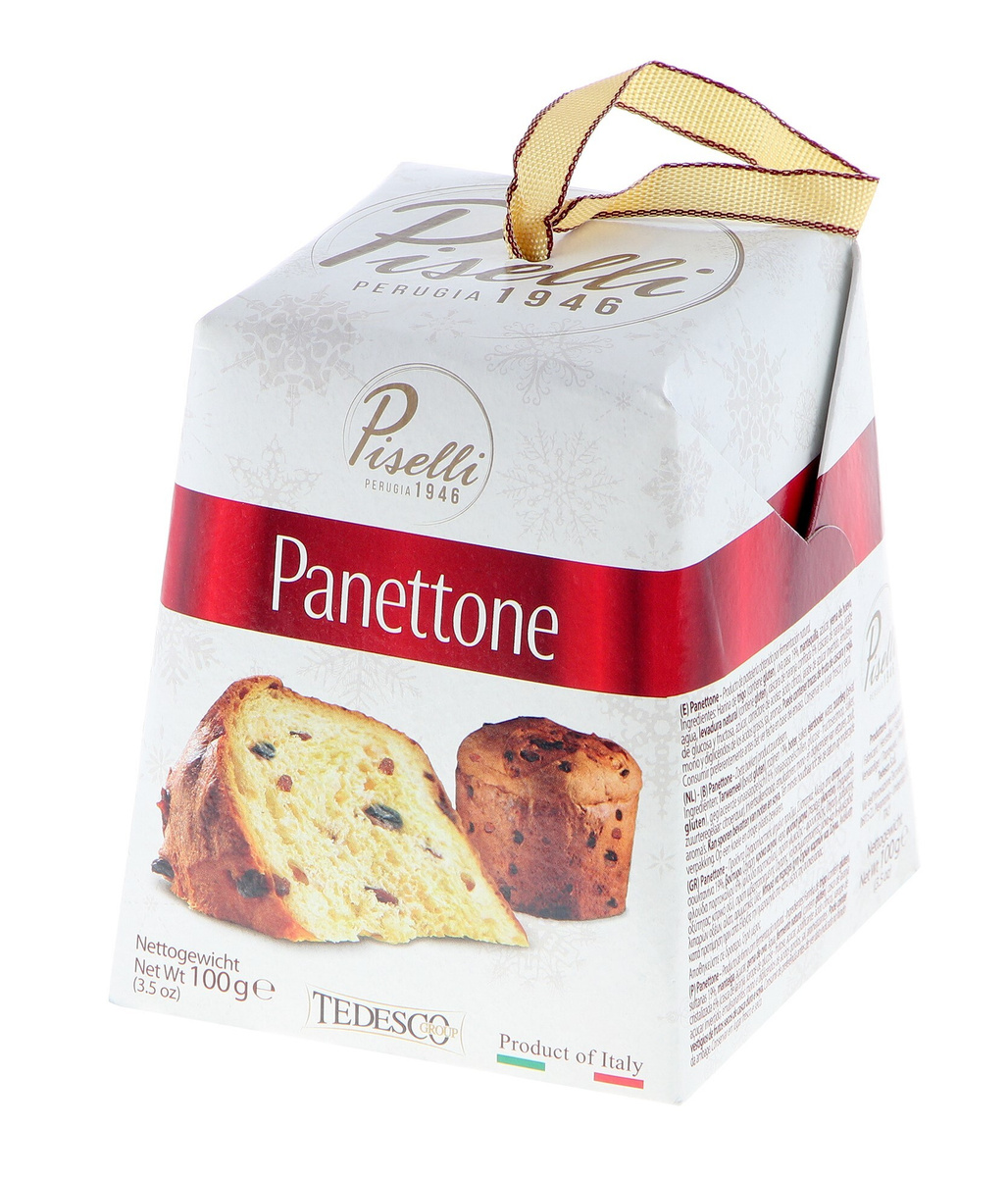 Кекс-мини панеттоне Tedesco Panettone классический, с изюмом и цукатами ...
